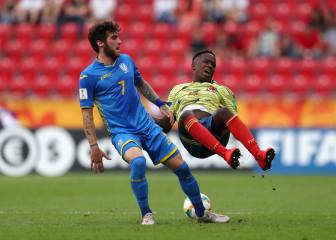 En imágenes: La derrota de Colombia contra Ucrania