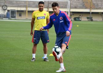 El entrenamiento de Colombia en Lima, en imágenes
