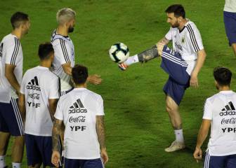 Argentina trabaja pensando en Colombia y perfila el XI inicial