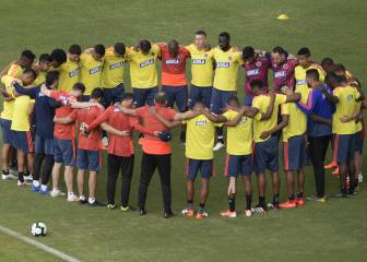 Colombia y su última práctica antes del debut copero