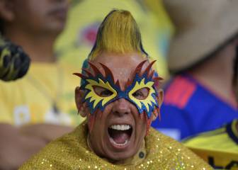 En imágenes: Las hinchadas ambientan el debut en Copa
