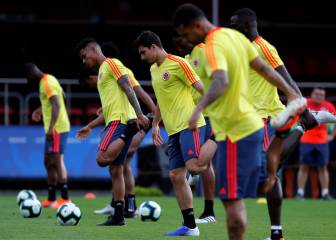 Colombia finaliza preparación para juego con Qatar