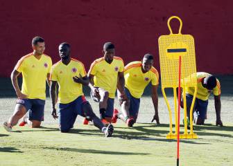 Colombia entrena en el Pecaembú: Se alista para Chile