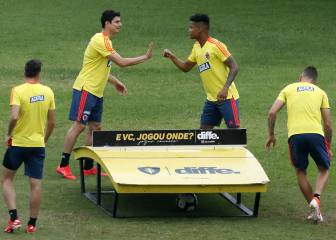 Optimismo en Colombia a dos días de enfrentar a Chile