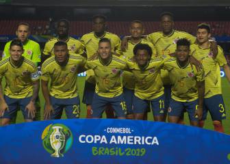 Posible formación de Colombia y Chile en Copa América hoy