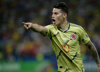 Las mejores imágenes de Colombia contra Chile