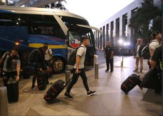 Chile llegó tarde al estadio y el partido comenzó a las 6:20