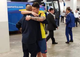 Amistad entre cracks: el mensaje de Vidal a James