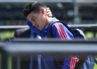 Director deportivo de Napoli llega a Madrid por James