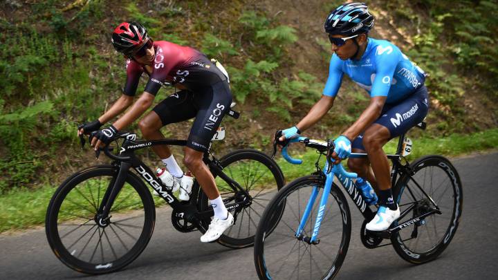 Egan Bernal es el mejor colombiano en el Tour de Francia, se ubica tercero en la general y Nairo Quintana es octavo antes del primer dÃa de descanso