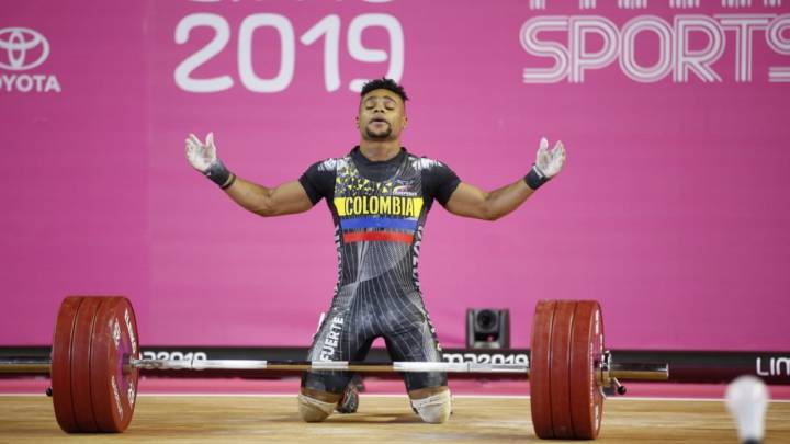 Colombia gana oro y plata en levantamiento de pesas 61 kg