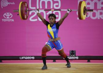 Ana Iris Segura gana la plata en levantamiento de pesas 49 kg
