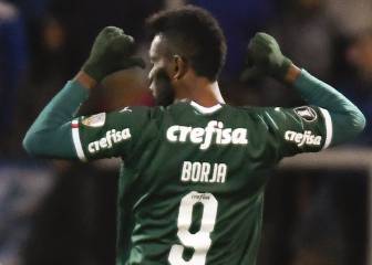 Palmeiras avanza a cuartos de Libertadores con gol de Borja