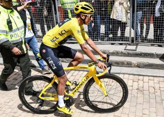 Así recibe Zipaquirá al campeón Egan Bernal