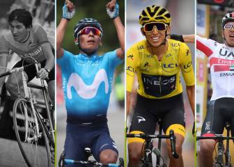Ayer y hoy: Las figuras del ciclismo colombiano