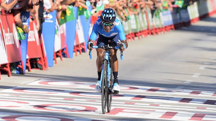 Nairo Quintana, ciclista colombiano del Movistar Team