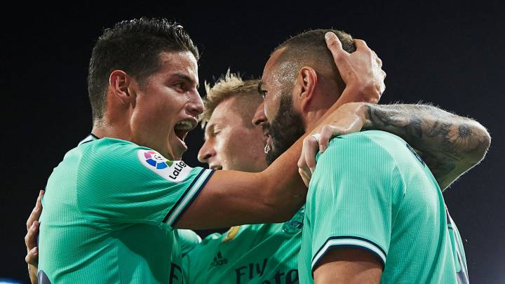 James RodrÃguez, jugador del Real Madrid