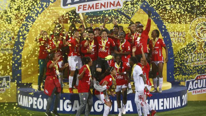 Deportivo Independiente Medellín recibió al América de Cali en la gran final de la Liga Águila Femenina 2019 en el estadio Atanasio Girardot