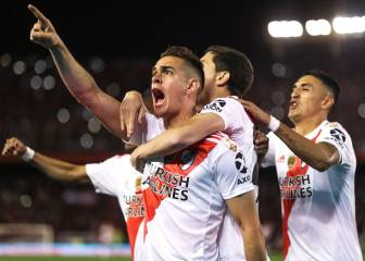 Paso a paso el gol de Rafael Santos Borré en el River - Boca