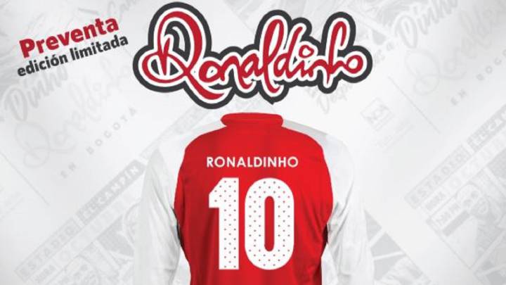 Santa Fe pone en preventa camiseta de Ronaldinho - AS Colombia