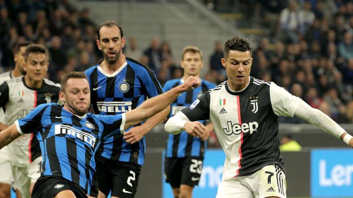 Inter de Milán y Juventus empatan en estos momentos en el Giuseppe Meazza 
