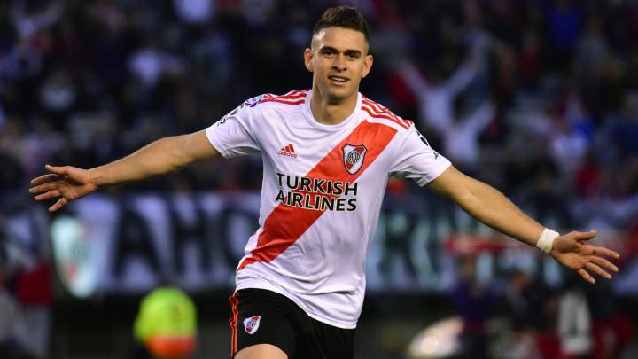 Rafael Santos Borré marcó doblete en la victoria de River Plate vs. Patronato