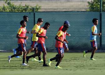 El primer entrenamiento de la Selección Colombia en fotos