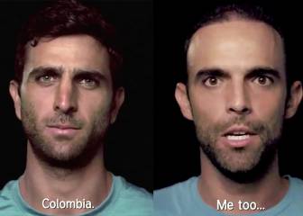 Cabal y Farah en el vídeo promocional de la Copa Davis