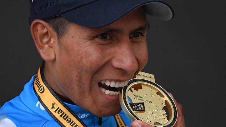 Nairo Quintana, ciclista colombiano del Movistar Team