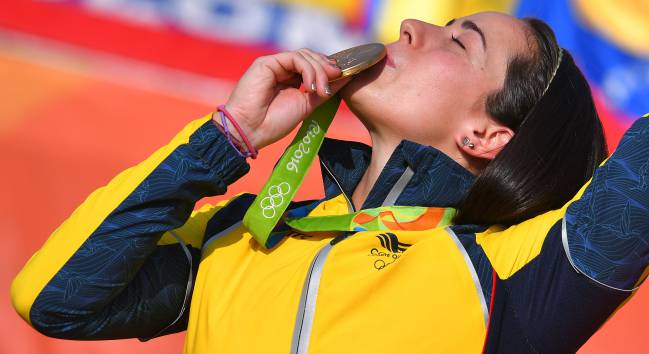 Mariana Pajón ganó medalla de oro en los Olímpicos de Londres 2012 y Rio 2016
