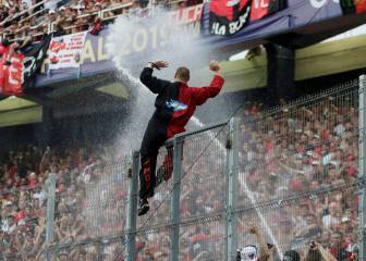 Lluvia y pasión: Imágenes de la final de la Sudamericana