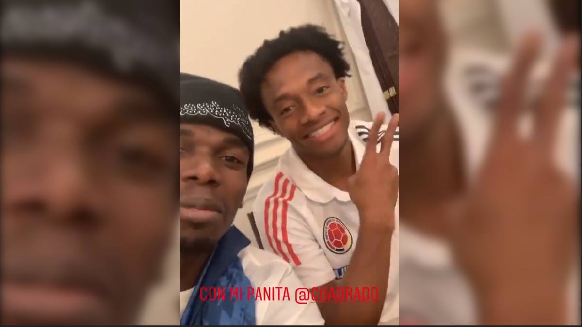 El acento colombiano de Pogba desata la risa de Cuadrado - AS Colombia