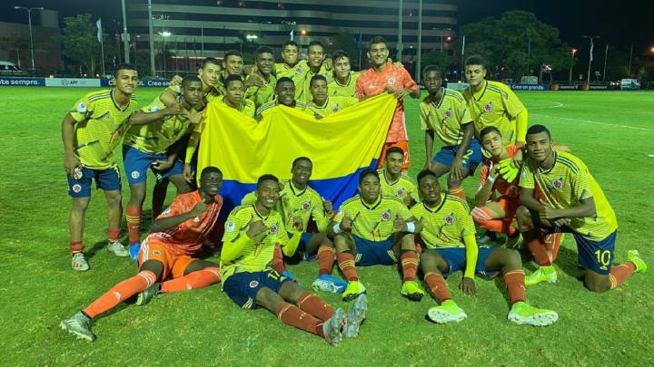 Colombia golea a Brasil y pasa a semis en el Sudamericano Sub 15