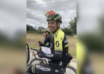 Esteban Chaves y un regalo inesperado en su cumpleaños