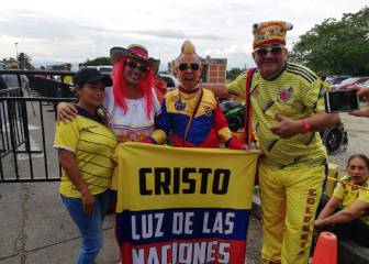 Los hinchas viven el previo de Colombia - Ecuador en Armenia