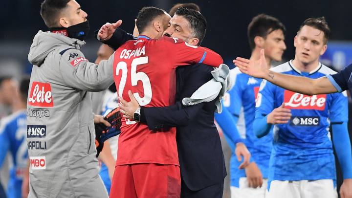 La Copa Italia le da un respiro a David Ospina y Napoli