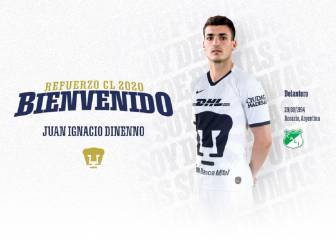Pumas oficializa el fichaje de Juan Ignacio Dinenno