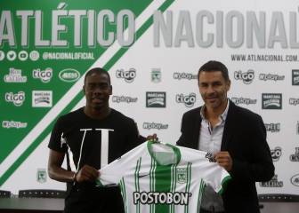 Geisson Perea fue presentado en Atlético Nacional