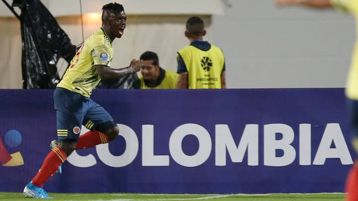 Edwuin Cetré, figura en el empate de Colombia y Brasil