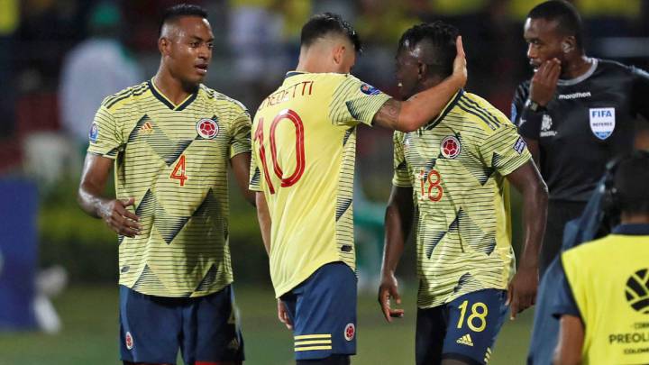 Colombia empata con Brasil en primera jornada del cuadrangular