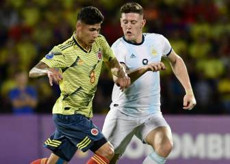 Colombia cae ante Argentina y hace cuentas para clasificar