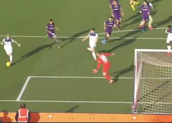 El gol de Duván Zapata en la remontada a la Fiorentina