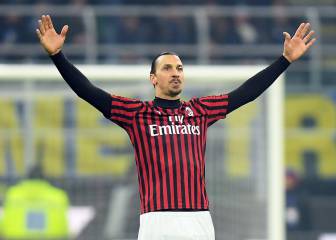 Zlatan, el rey de Milán: Asistencia y gol de cabeza