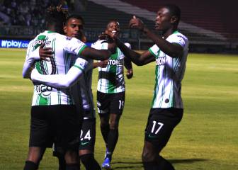 Nacional golea a Chicó y queda segundo en la tabla