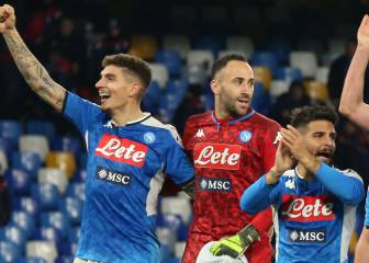 Napoli sorprende al Inter en día de poco trabajo para Ospina