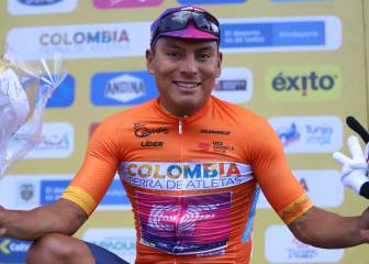 La premiación de la tercera etapa del Tour Colombia