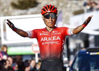 Nairo Quintana gana etapa y es líder de los Alpes Marítimos