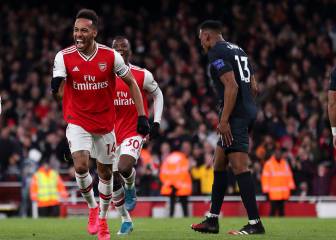 Yerry Mina, presente en derrota de Everton ante Arsenal