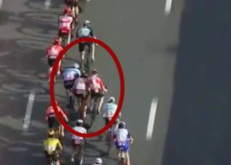 La maniobra de Morkov que dejó a Gaviria fuera del sprint
