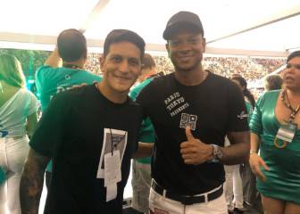 Germán Cano y Fredy Guarín disfrutan juntos en Brasil